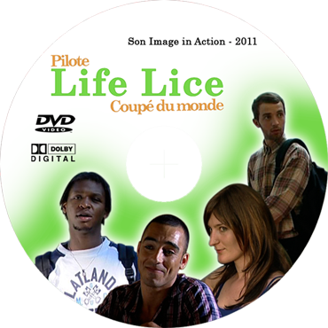 Étiquette DVD du pilote de la série Life Lice